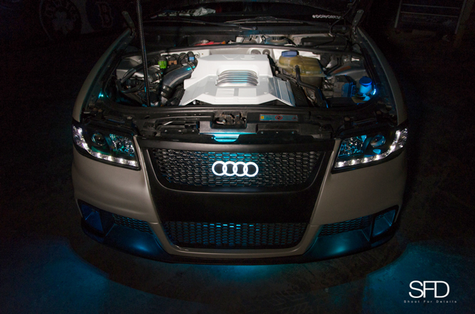 PASMAG Tuner Battlegrounds Alex Balurdi Audi A4 Engine 2