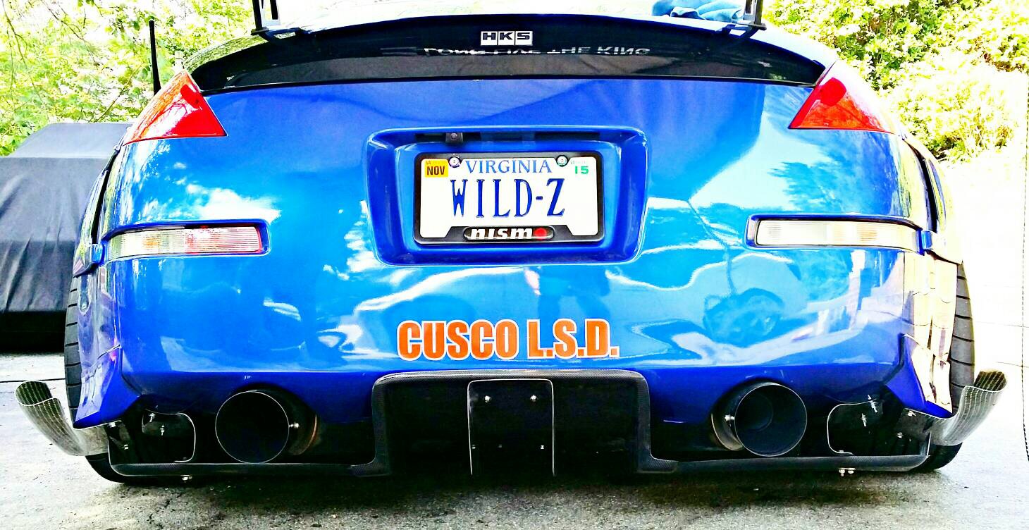 PASMAG Tuner Battlegrounds Amper Kettutat Nissan 350Z Rear Exhaust 002