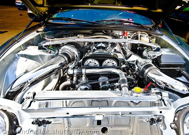 PASMAG Tuner Battlegrounds Brian Boisvert Toyota Supra Engine