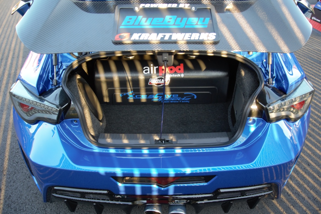 Wally Rhode Subaru BRZ PASMAG Tuner Battlegrounds trunk