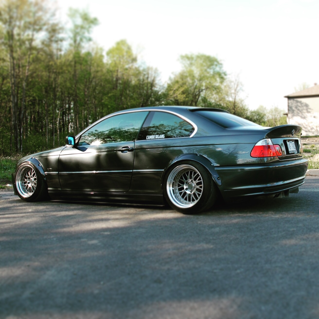 PASMAG Tuner Battlegrounds TBGLIVE Maxime Racicot BMW 325ci Side Rear