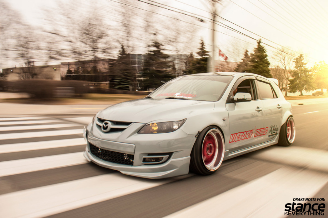 Trevor Hartman Tuner Battlegrounds Live Dave Thomas Mazda 3 PASMAG 10