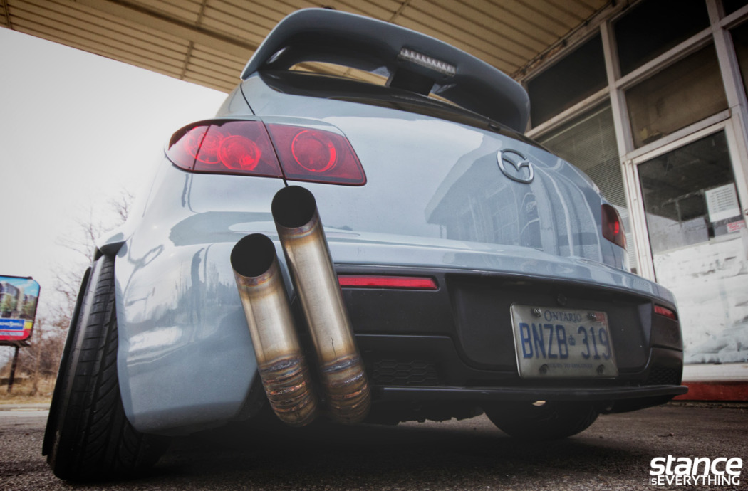 Trevor Hartman Tuner Battlegrounds Live Dave Thomas Mazda 3 PASMAG 7