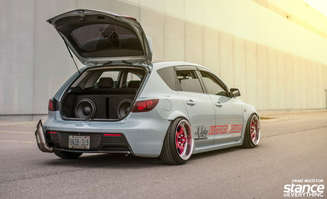 Trevor Hartman Tuner Battlegrounds Live Dave Thomas Mazda 3 PASMAG 8