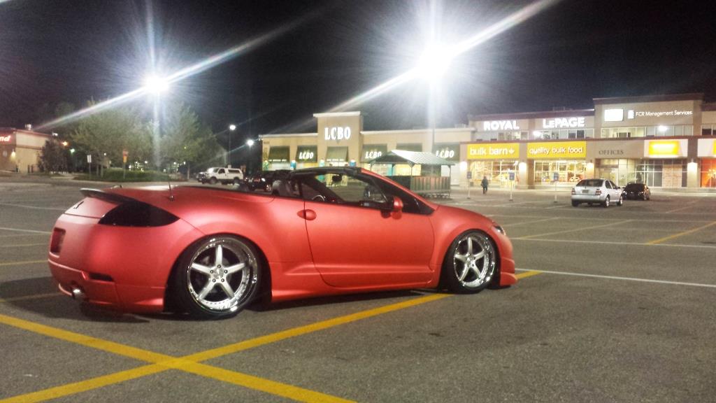 PASMAG Tuner Battlegrounds Christian Kungl Mitsubishi Eclipse Spyder GT Red Passener Rear