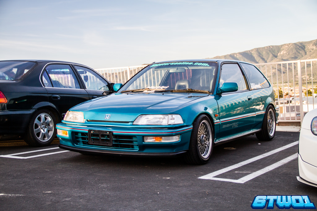 PASMAG Tuner Battlegrounds Live SPOCOM Anaheim California Jose Del Villar 1991 Honda Civic Passenger
