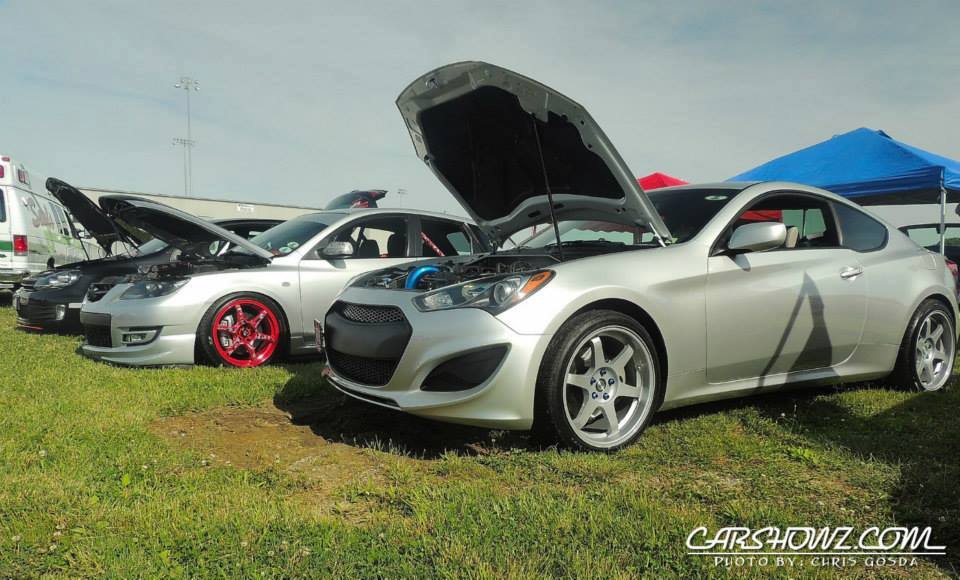 Chris McIntyre Hyundai Genesis Coupe TIC Car Show Tuner Battlegrounds PASMAG