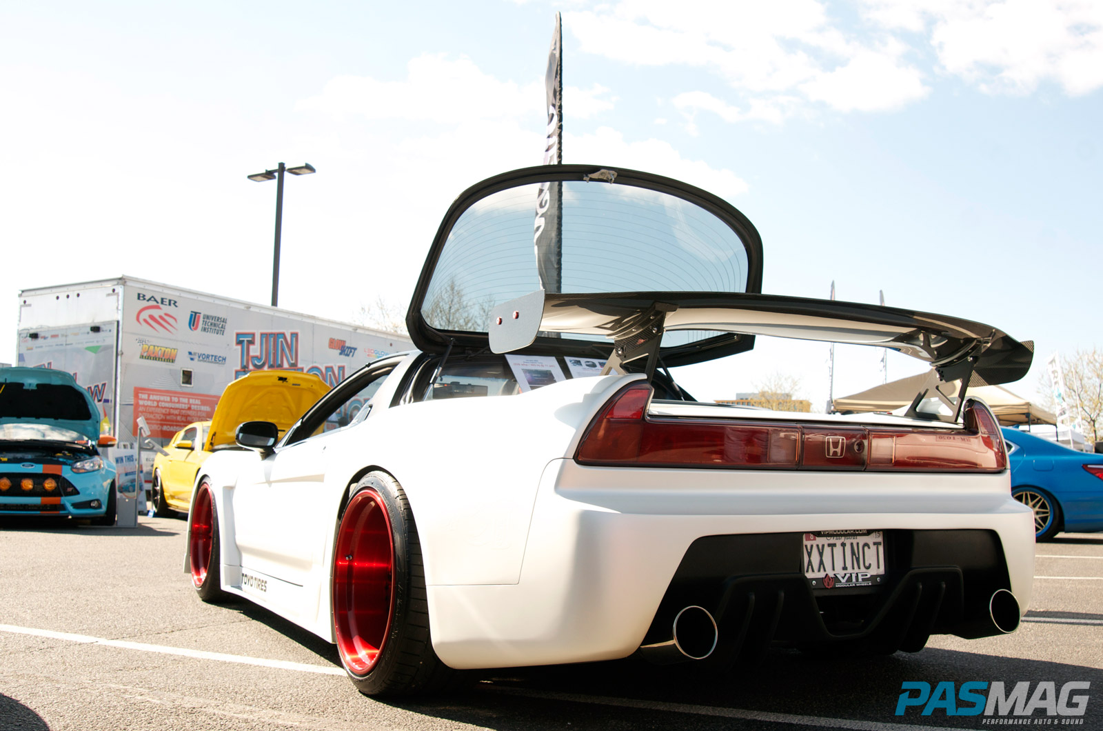PASMAG Tuner Battlegrounds Panda Junction 2014 1992 Acura NSX Sean Der Rear Driver