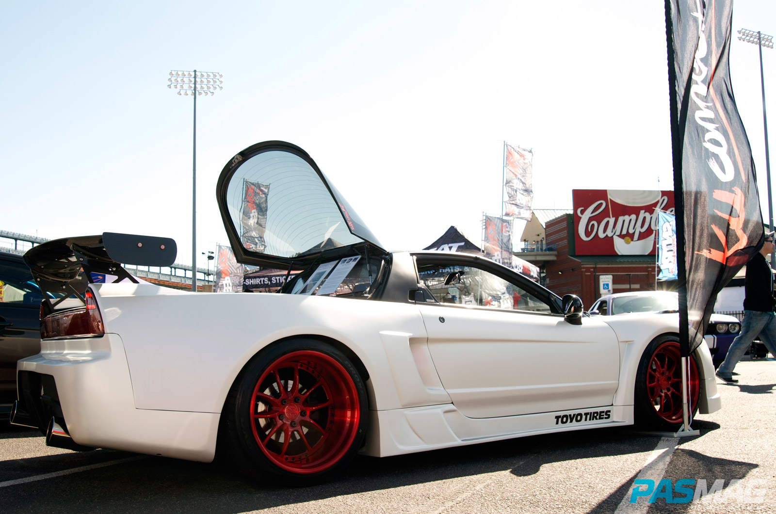 PASMAG Tuner Battlegrounds Panda Junction 2014 1992 Acura NSX Sean Der Side