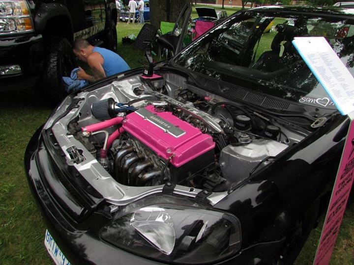 PASMAG Tuner Battlegrounds LIVE Shayna Wagenaar Honda Civic Si Engine Side