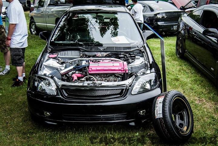 PASMAG Tuner Battlegrounds LIVE Shayna Wagenaar Honda Civic Si Front