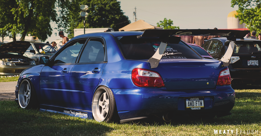 PASMAG 2014 Tuner Battlegrounds LIVE Tuner Evolution Jim Cerami Subaru WRX Driver Rear