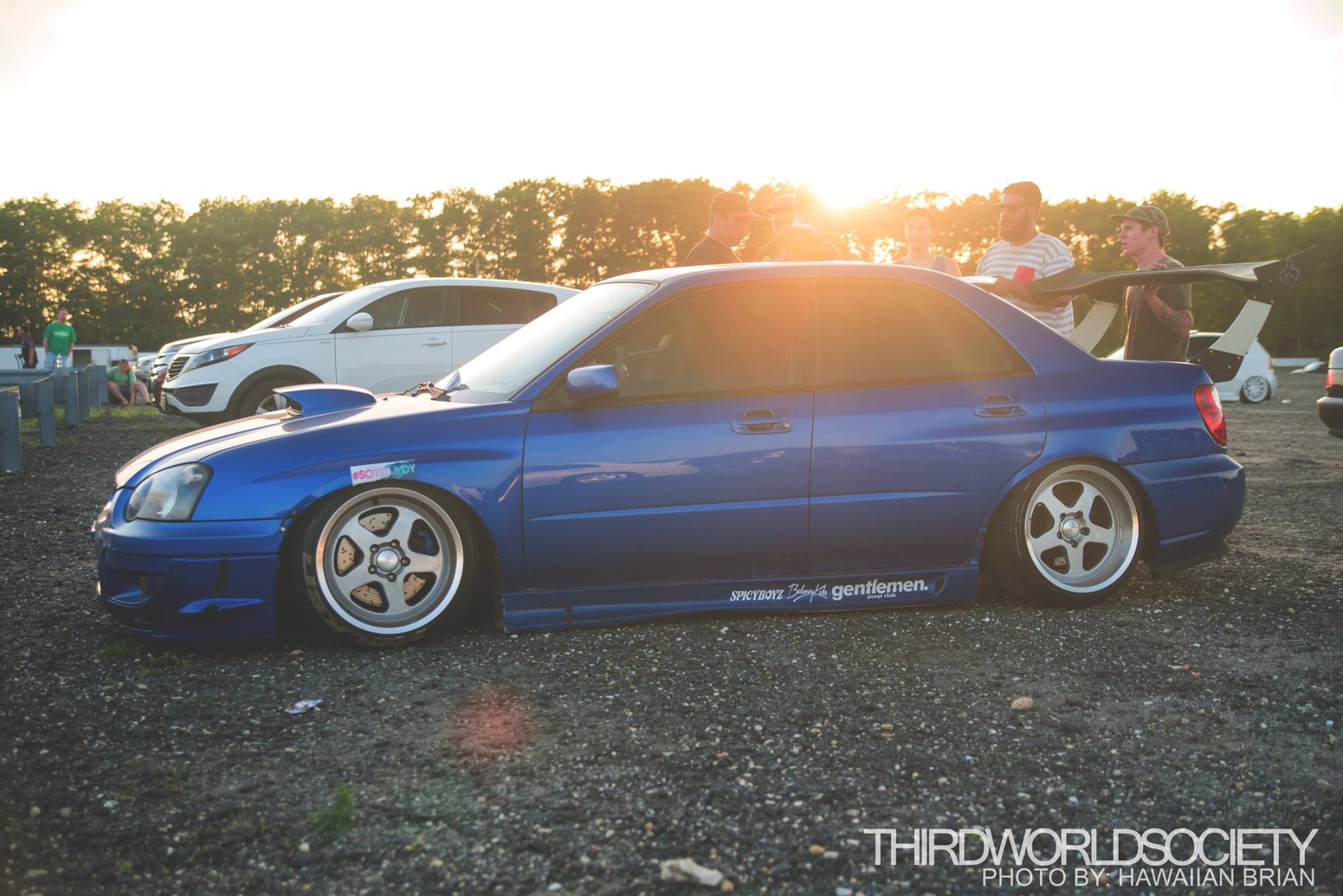 PASMAG 2014 Tuner Battlegrounds LIVE Tuner Evolution Jim Cerami Subaru WRX Driver Sunset