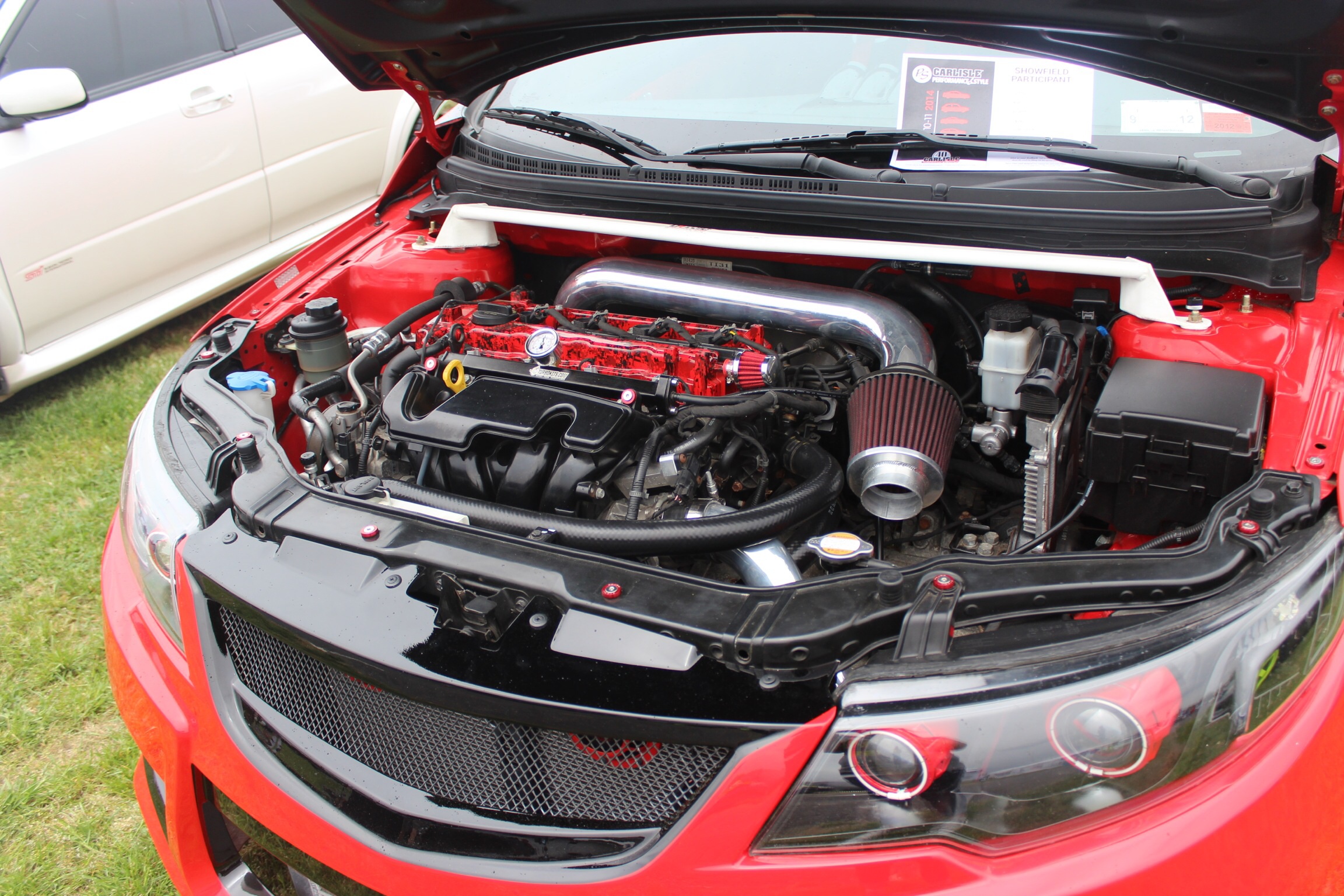 PASMAG 2014 Tuner Battlegrounds Tuner Evolution Sal Delisi Kia Forte Engine