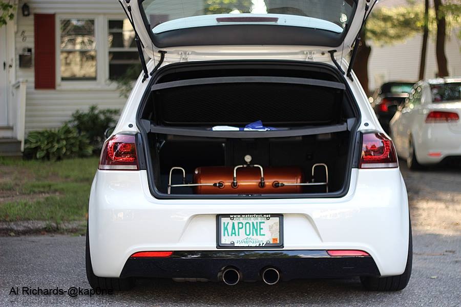 PASMAG 2014 Tuner Battlegrounds LIVE Waterfest Al Richards 2012 VW Golf R Air Tank NEW