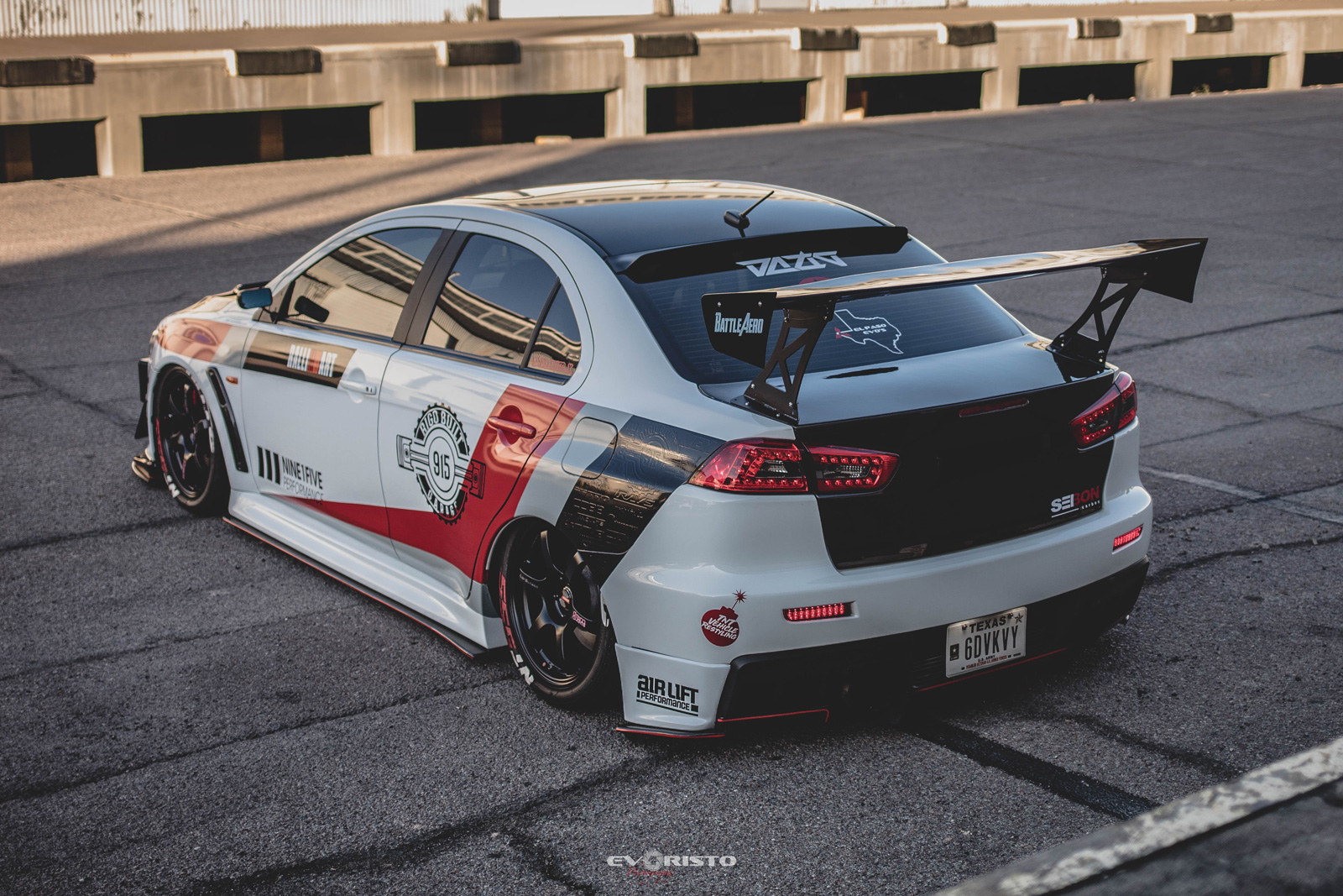 05 Justin Evaristo 2015 Mitsubishi Lancer Evolution PASMAG Tuner Battlegrounds Spring Fest 7