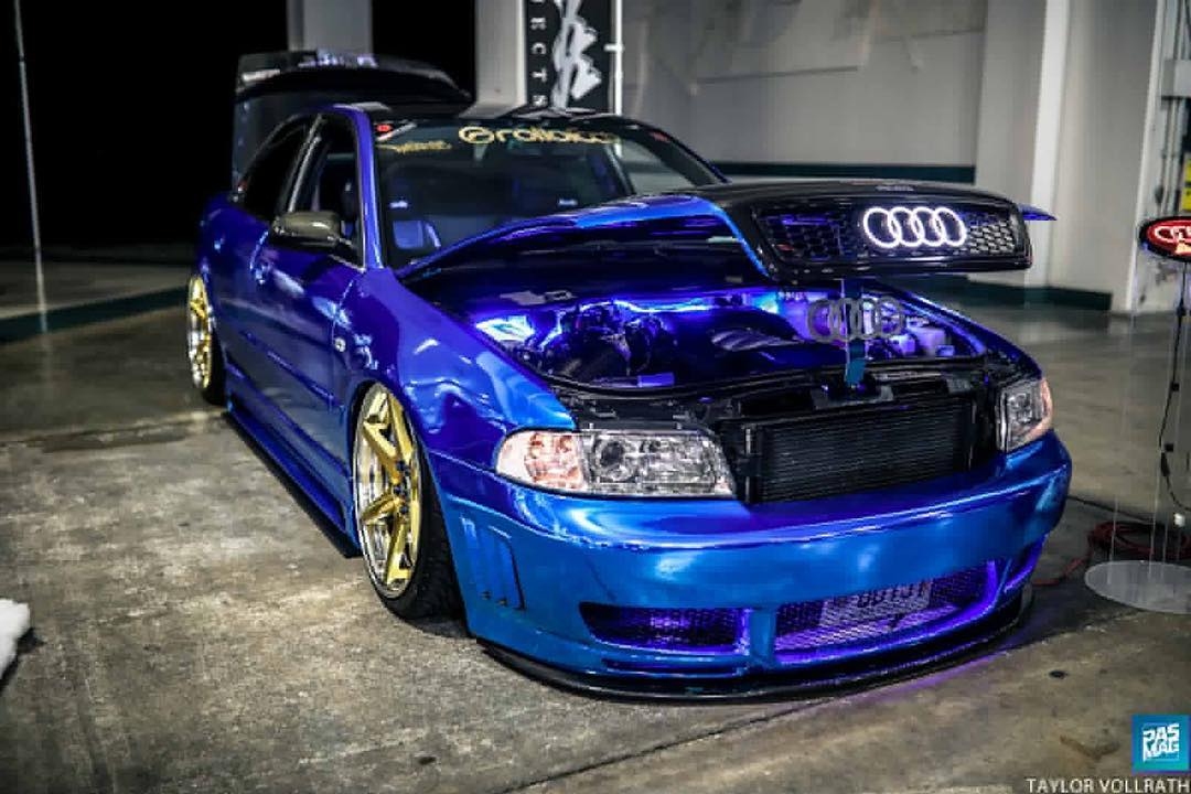 Kurt Kajioka 1999 Audi A4 TBGLIVE28 dragtechracinghawaii
