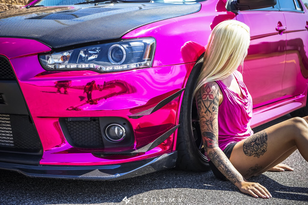 Nikki Shine 2010 Mitsubishi Evolution X TBGLIVE 7