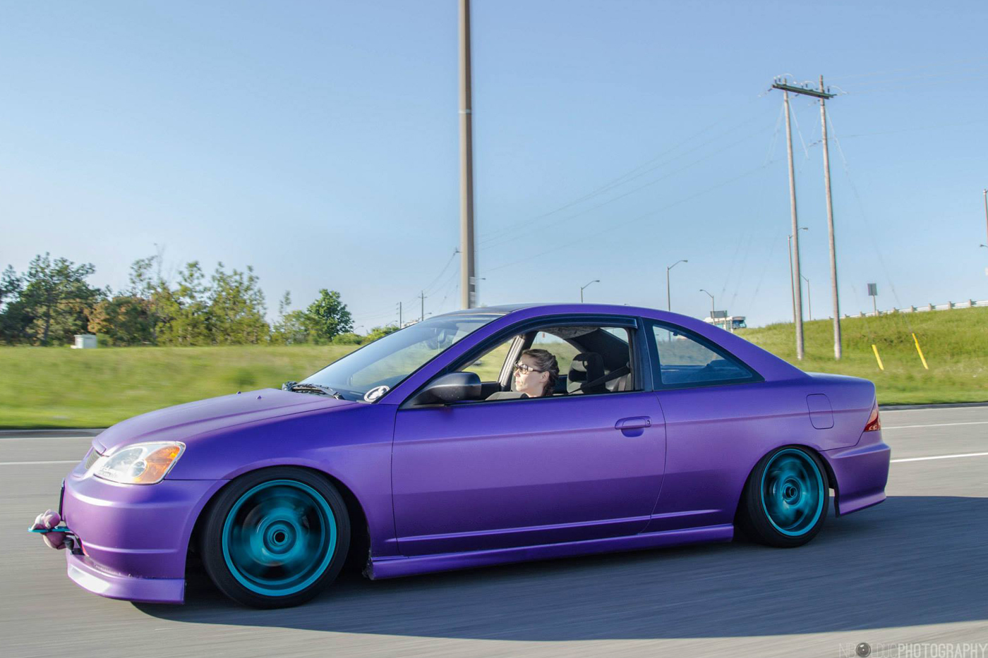 Shannon Pink 2003 Honda Civic LX PASMAG TBGLIVE 1