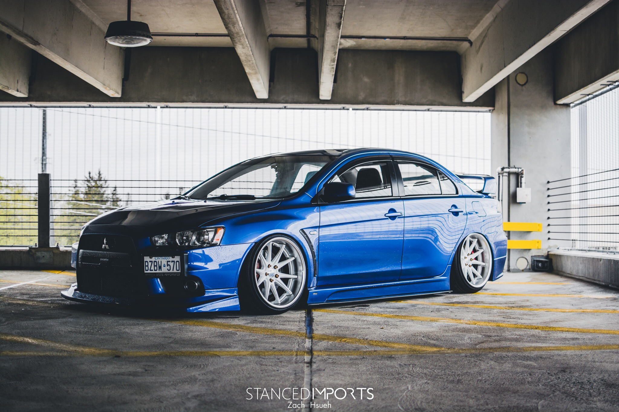 Trevor Wilson 2008 Mitsubishi Evolution GSR Work Wheels TBGLIVE2