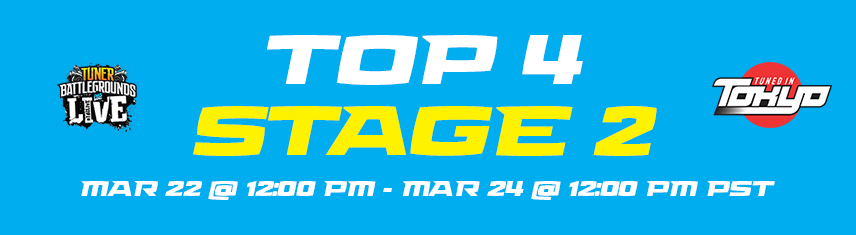 TBGLIVE Competitor Intro Graphic Tuned In Tokyo So Cal Stage 2 v2